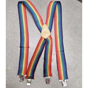 CLC Custom Leather Craft Rainbow Suspenders No 110 Heavy Duty Adjustable Vintage